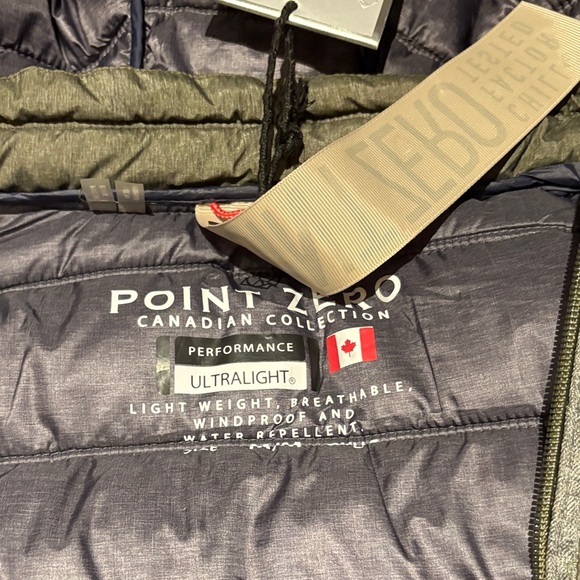 Point Zero Olive Puffer Jacket - Picture 3 of 7